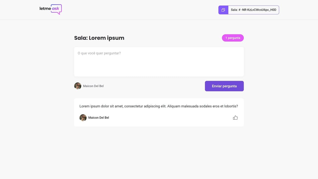 Projeto desenvolvido durante o NLW #Together da Rocketseat®. 