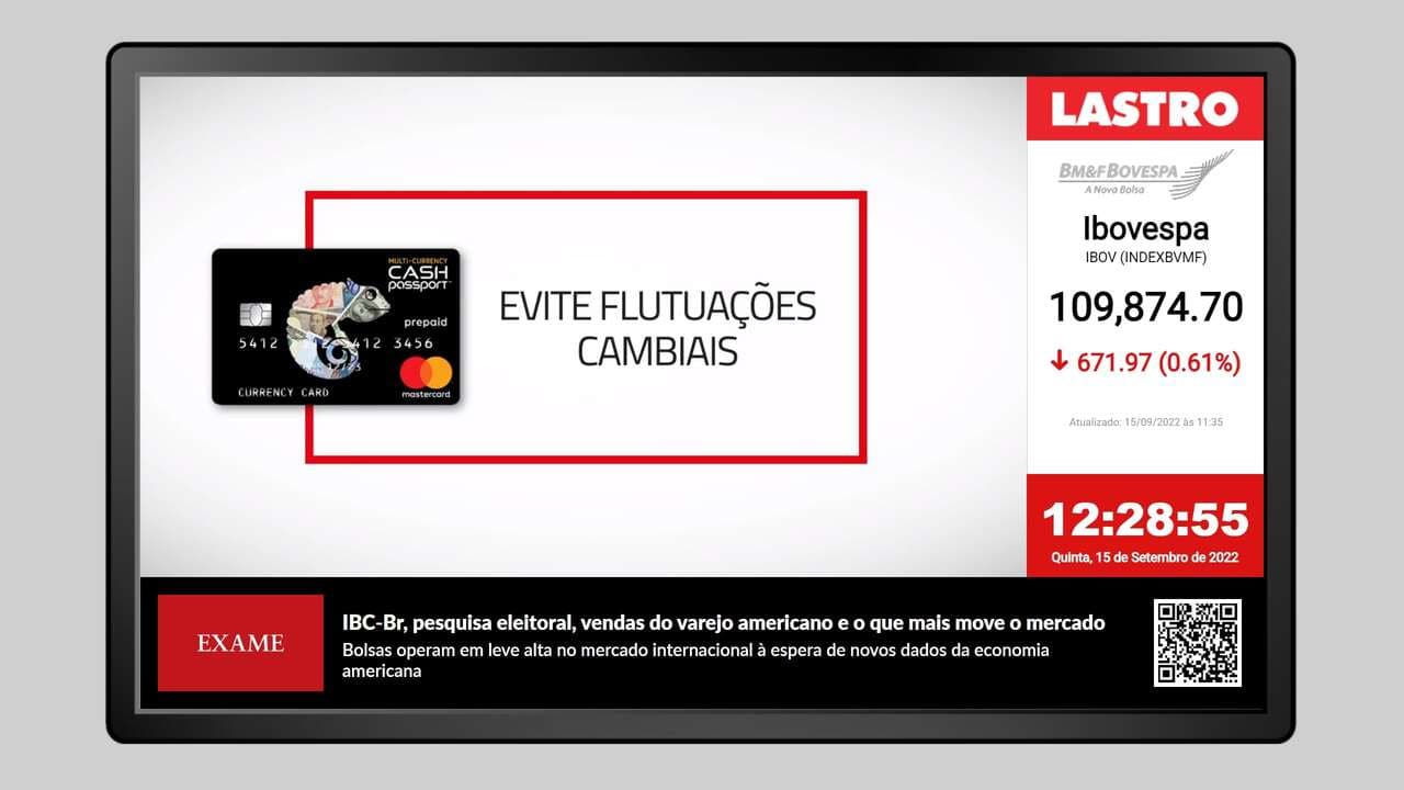 Projeto de Template Dinâmico de Digital Signage para a empresa Lastro