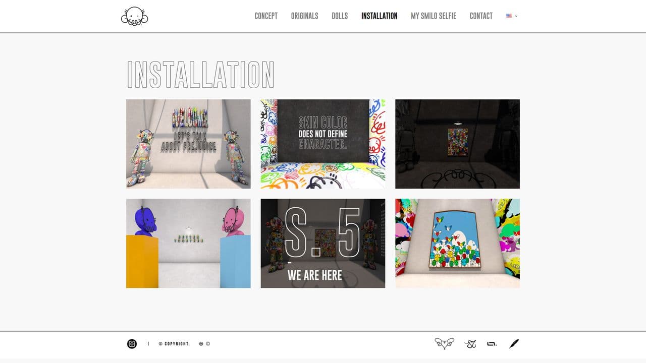 Website para um projeto pessoal do artista Lincoln Magalhães.