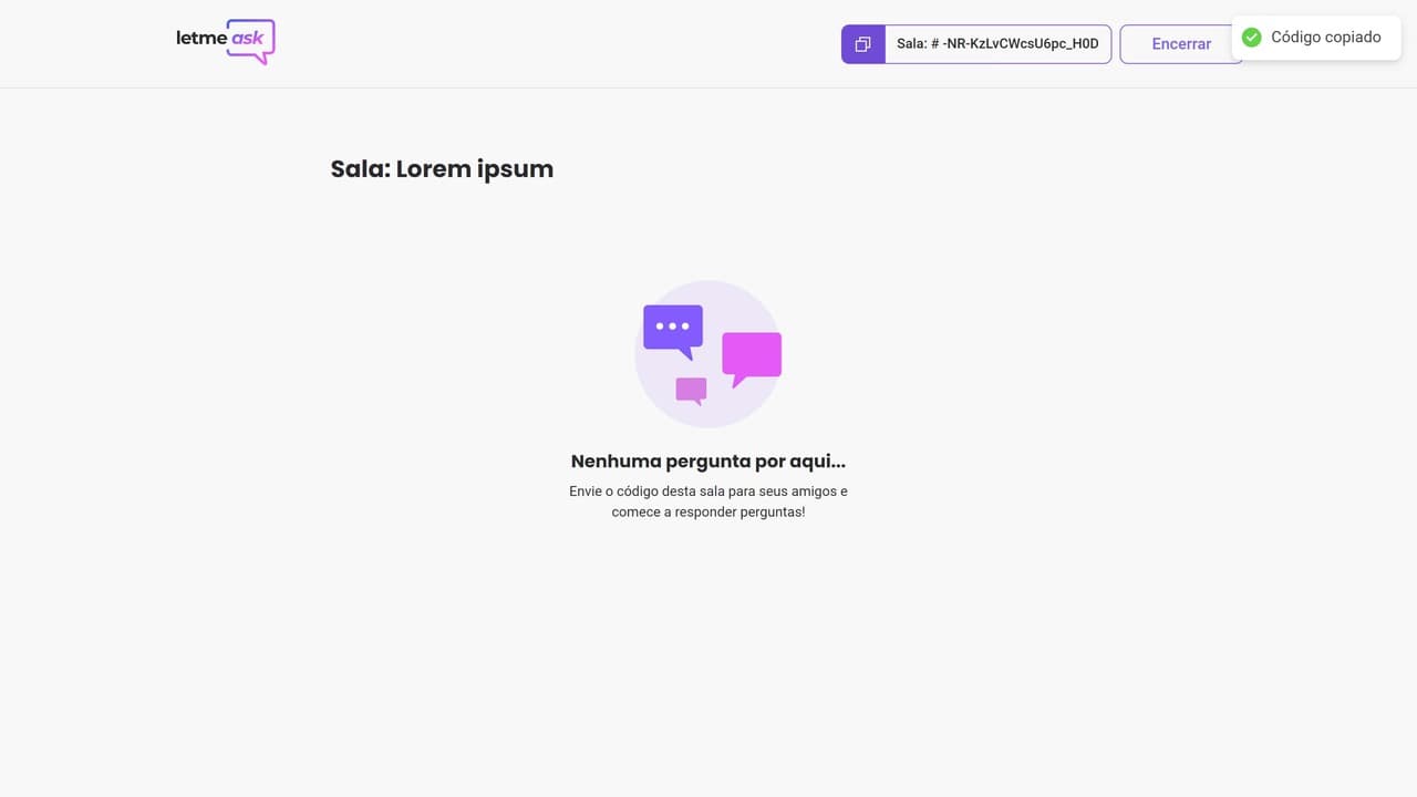 Projeto desenvolvido durante o NLW #Together da Rocketseat®. 