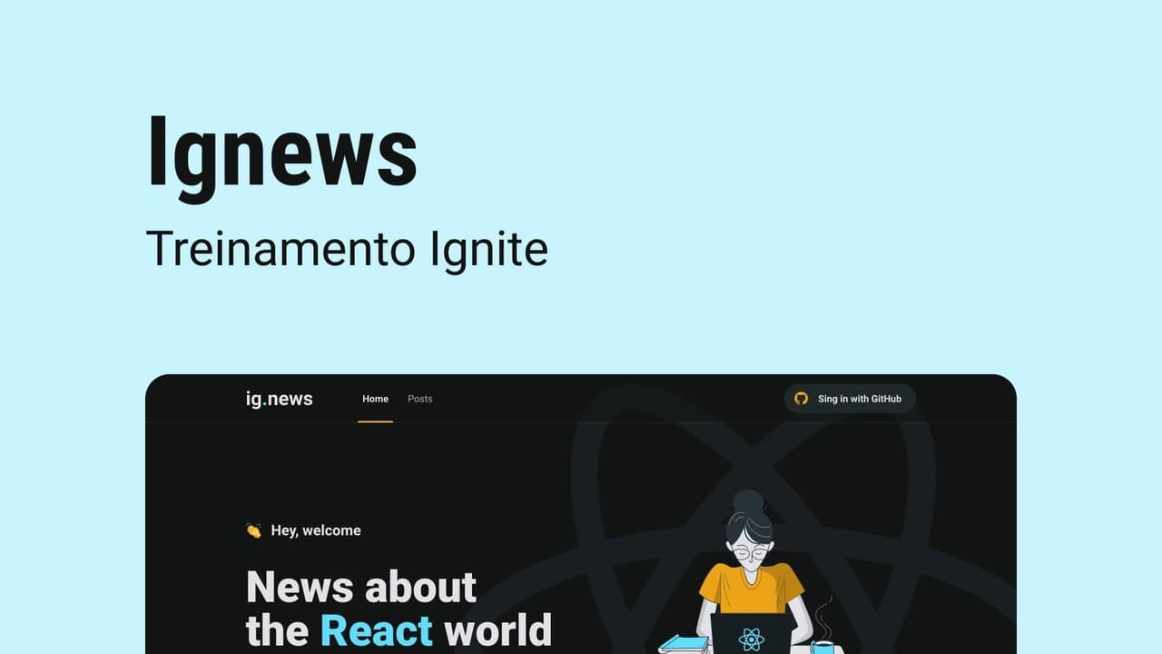 Projeto desenvolvido durante o Bootcamp Ignite da Rocketseat®.