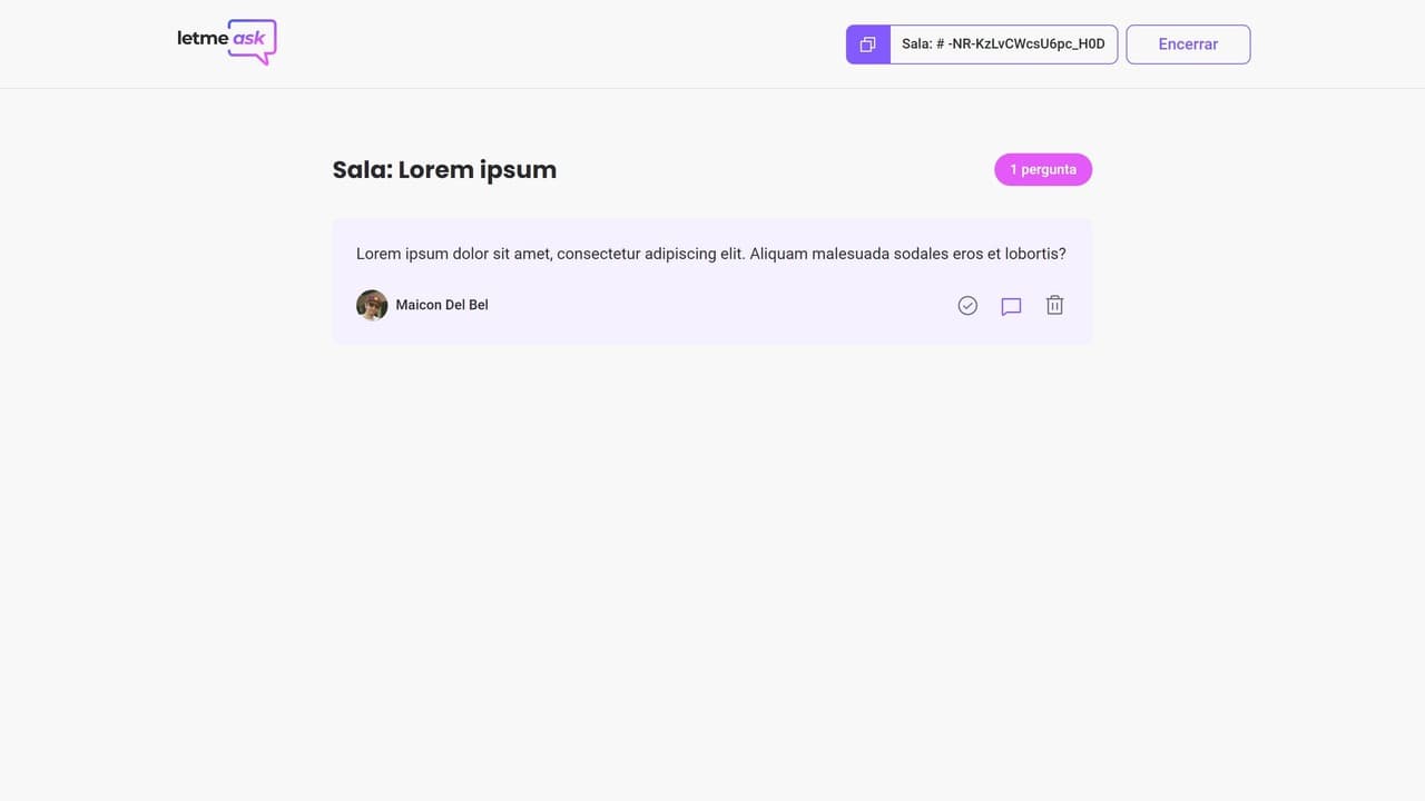 Projeto desenvolvido durante o NLW #Together da Rocketseat®. 