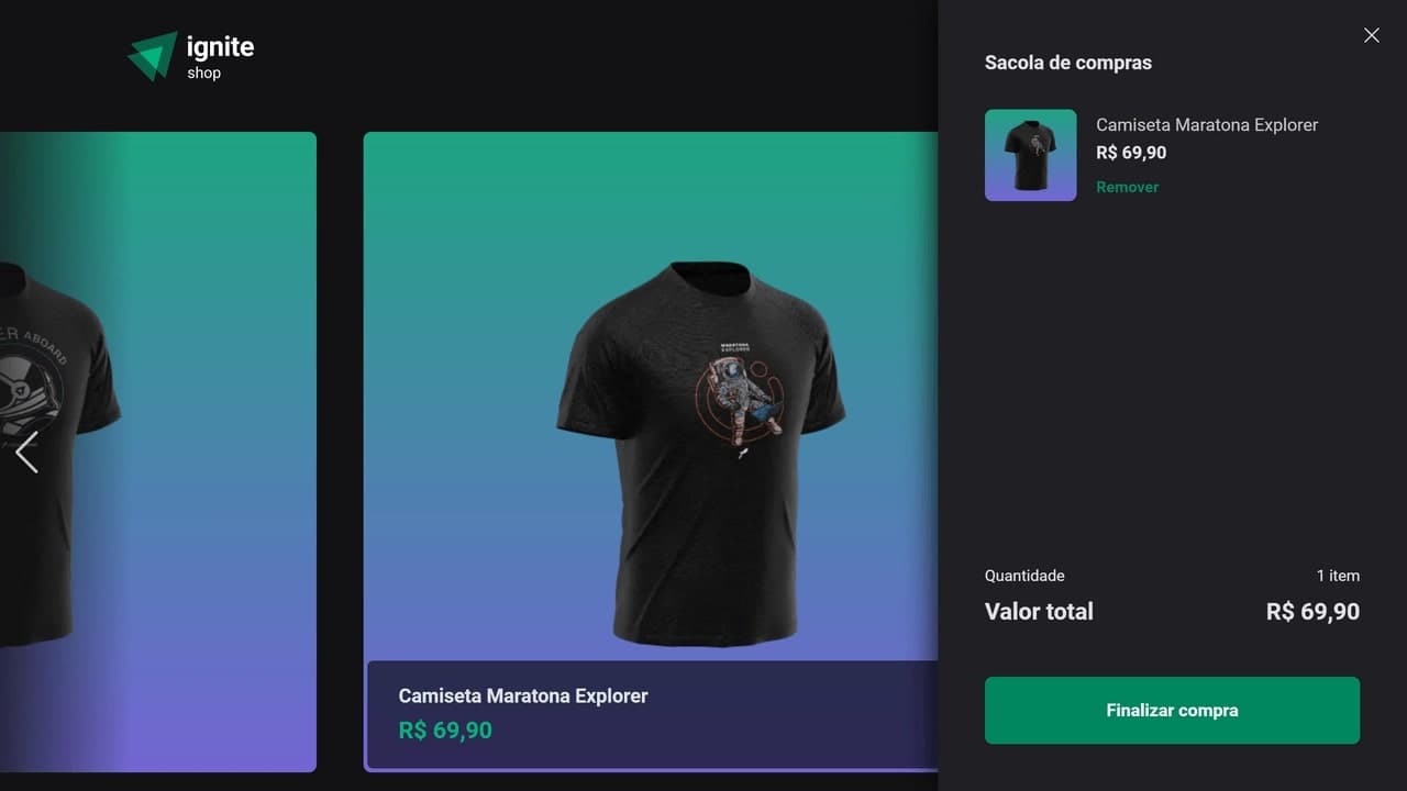 Resultado do desafio de React no Bootcamp Ignite da Rocketseat®.