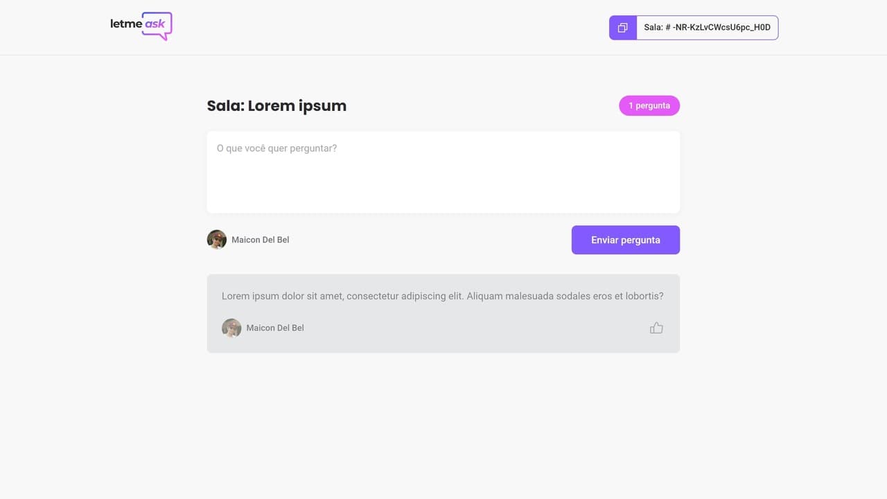 Projeto desenvolvido durante o NLW #Together da Rocketseat®. 